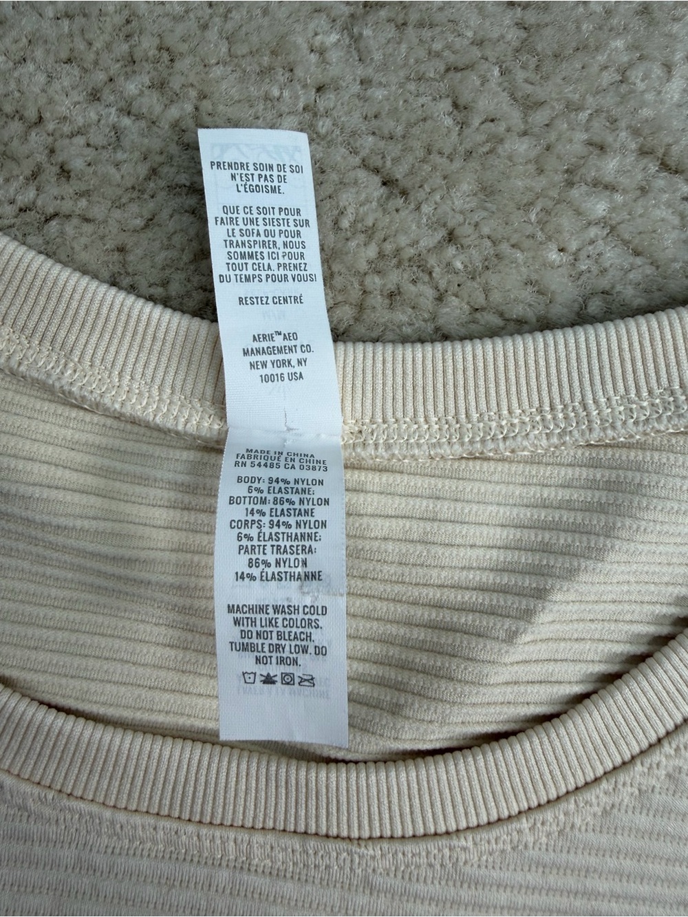 Aerie Offline Size Medium Ribbed Crop Top Short Sleeve Athletic Yoga Top Bundle - Picture 4 of 9